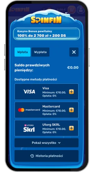 Wybór metody wpłat
