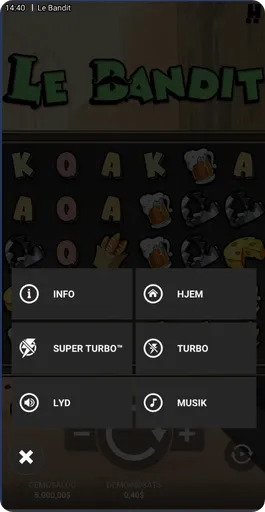 Spilmenu